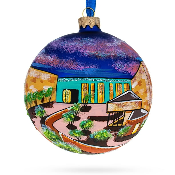BestPysanky I Love Houston Glass Ball Christmas Ornament 4 Inches BestPysanky I Love Houston Glass Ball Christmas Ornament 4 Inches